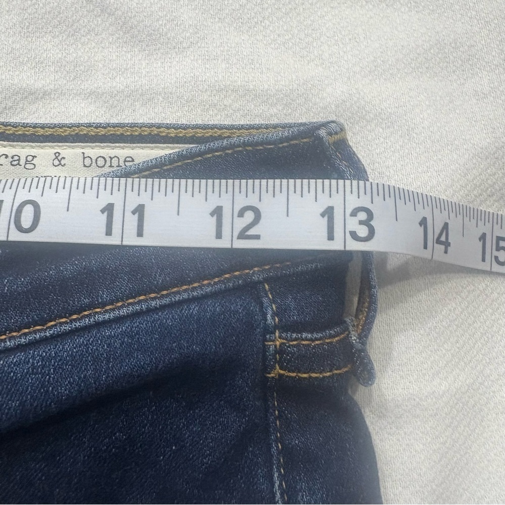 rag & bone Nina High-Rise Skinny Jeans Dark Wash Size 25 - Picture 9 of 14